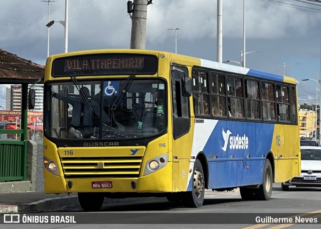 Viação Sudeste 116 na cidade de Marataízes, Espírito Santo, Brasil, por Guilherme Neves. Número da foto: #13097964.