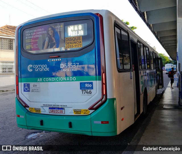 Transportes Campo Grande D53537 na cidade de Rio de Janeiro, Rio de Janeiro, Brasil, por Gabriel Conceição. Número da foto: #13096352.
