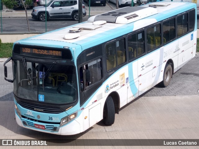 Maraponga Transportes 26809 na cidade de Fortaleza, Ceará, Brasil, por Lucas Caetano. Número da foto: #13095911.