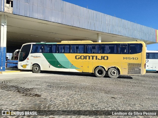 Empresa Gontijo de Transportes 14540 na cidade de Caruaru, Pernambuco, Brasil, por Lenilson da Silva Pessoa. Número da foto: #13097251.