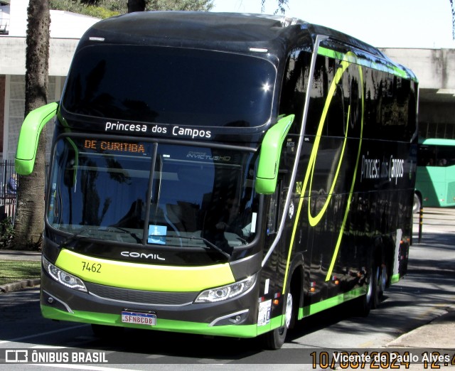 Expresso Princesa dos Campos 7462 na cidade de Curitiba, Paraná, Brasil, por Vicente de Paulo Alves. Número da foto: #13095808.