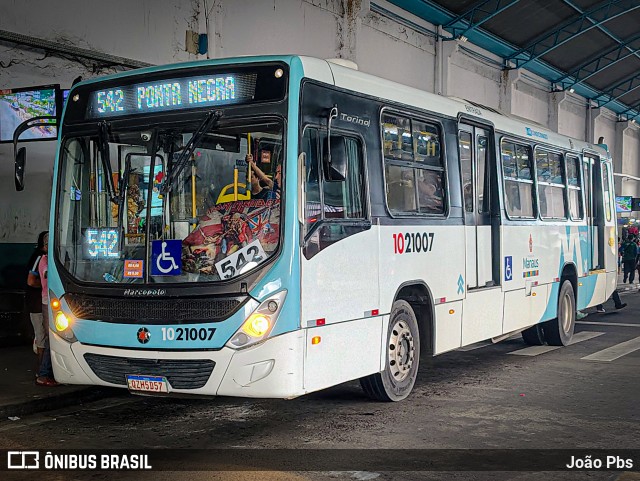 Vega Manaus Transporte 1021007 na cidade de Manaus, Amazonas, Brasil, por João Pbs. Número da foto: #13096248.