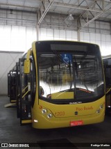 Transtusa - Transporte e Turismo Santo Antônio 1203 na cidade de Joinville, Santa Catarina, Brasil, por Rodrigo Martins. Número da foto: #13097623.