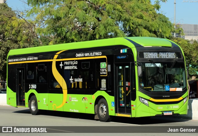 Viação Metrópole Paulista - Zona Leste 3 2660 na cidade de São Paulo, São Paulo, Brasil, por Jean Genser. Número da foto: #13149612.