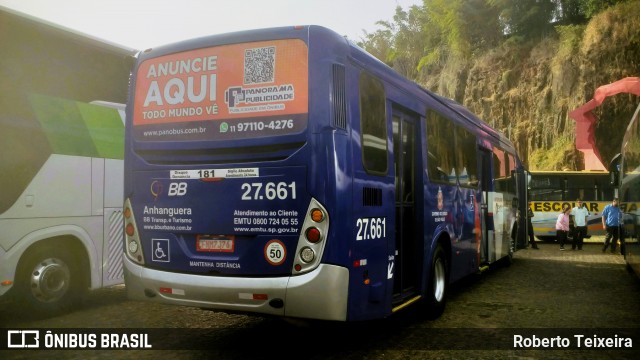 BB Transportes e Turismo 27.661 na cidade de Campinas, São Paulo, Brasil, por Roberto Teixeira. Número da foto: #13149372.
