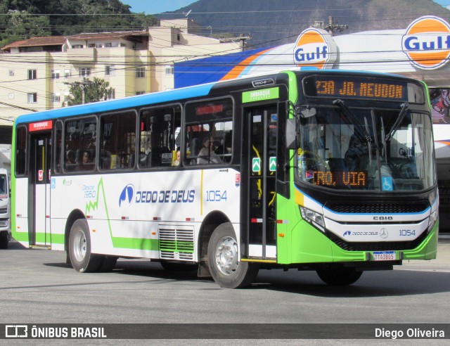 Viação Dedo de Deus 1054 na cidade de Teresópolis, Rio de Janeiro, Brasil, por Diego Oliveira. Número da foto: #13148828.