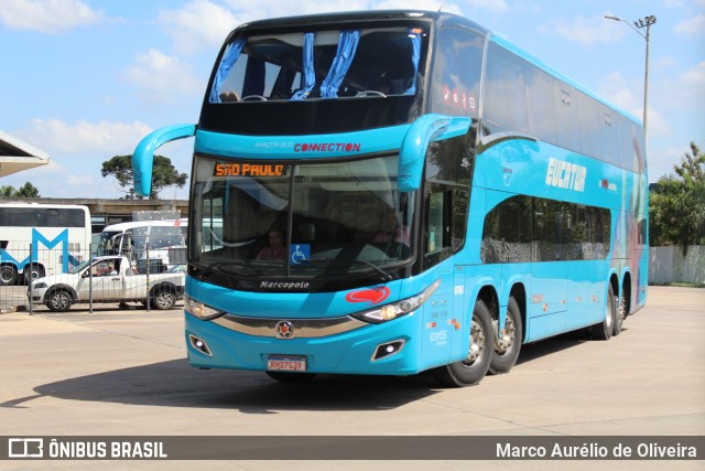 Eucatur - Empresa União Cascavel de Transportes e Turismo 5705 na cidade de Curitiba, Paraná, Brasil, por Marco Aurélio de Oliveira. Número da foto: #13148048.