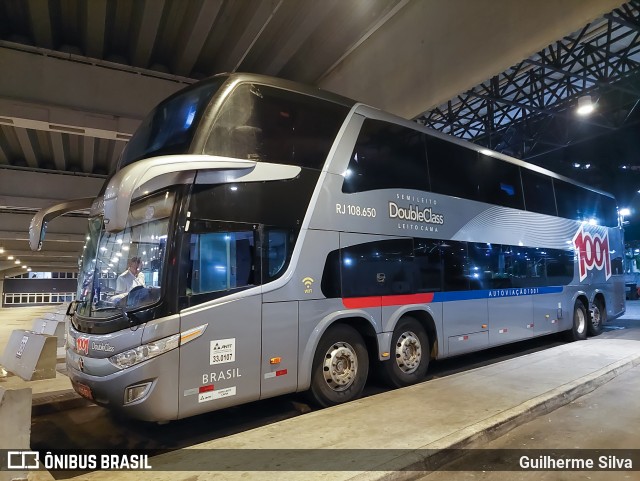Auto Viação 1001 RJ 108.650 na cidade de Santos, São Paulo, Brasil, por Guilherme Silva. Número da foto: #13148158.