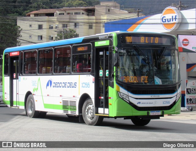 Viação Dedo de Deus 1056 na cidade de Teresópolis, Rio de Janeiro, Brasil, por Diego Oliveira. Número da foto: #13148832.