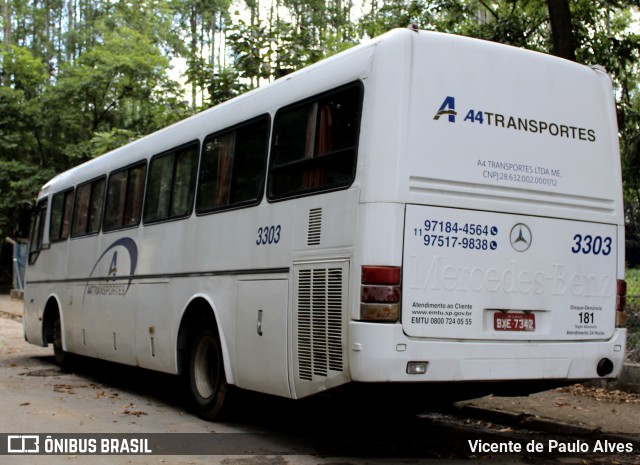 A4 Transportes 3303 na cidade de Alumínio, São Paulo, Brasil, por Vicente de Paulo Alves. Número da foto: #13150825.