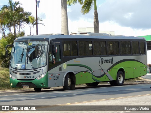 Turin Transportes 1320 na cidade de Conselheiro Lafaiete, Minas Gerais, Brasil, por Eduardo Vieira. Número da foto: #13148260.
