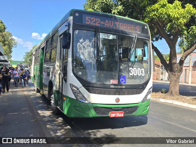 Expresso Caribus Transportes 3003 na cidade de Cuiabá, Mato Grosso, Brasil, por Vitor Gabriel. Número da foto: #13149929.
