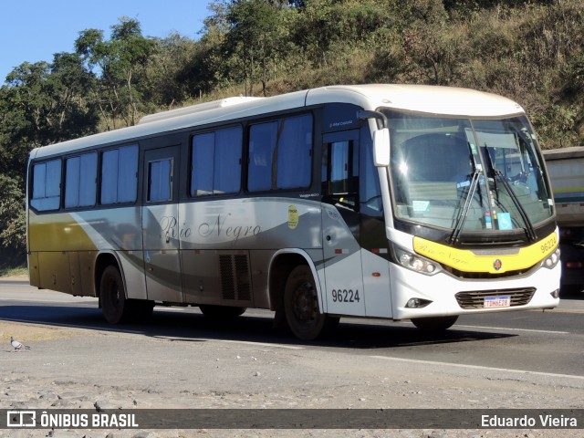 Rio Negro Fretamento e Turismo 96224 na cidade de Conselheiro Lafaiete, Minas Gerais, Brasil, por Eduardo Vieira. Número da foto: #13148215.