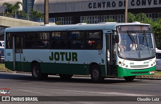 Jotur - Auto Ônibus e Turismo Josefense 1262 na cidade de Florianópolis, Santa Catarina, Brasil, por Claudio Luiz. Número da foto: #13150320.