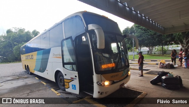 Empresa Gontijo de Transportes 14540 na cidade de Cruz das Almas, Bahia, Brasil, por Flávio  Santos. Número da foto: #13149939.