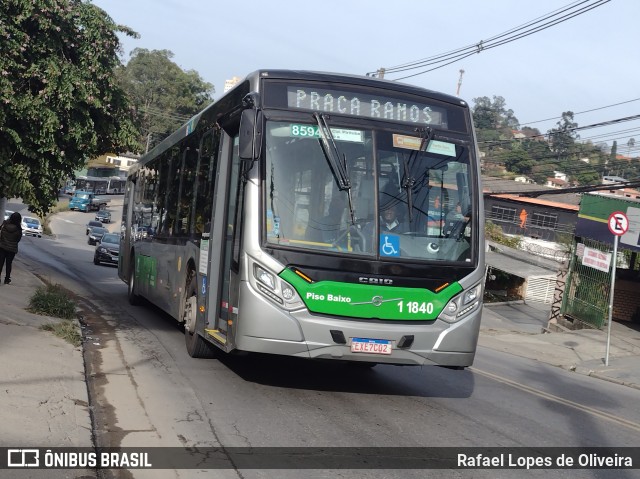 Viação Santa Brígida 1 1840 na cidade de São Paulo, São Paulo, Brasil, por Rafael Lopes de Oliveira. Número da foto: #13150705.