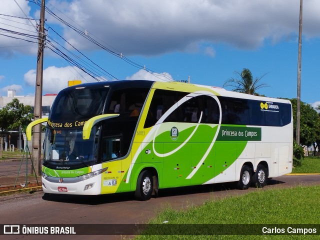 Expresso Princesa dos Campos 6883 na cidade de Cascavel, Paraná, Brasil, por Carlos Campos. Número da foto: #13148167.