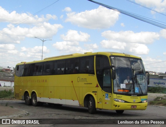 Viação Itapemirim 8827 na cidade de Caruaru, Pernambuco, Brasil, por Lenilson da Silva Pessoa. Número da foto: #13149112.