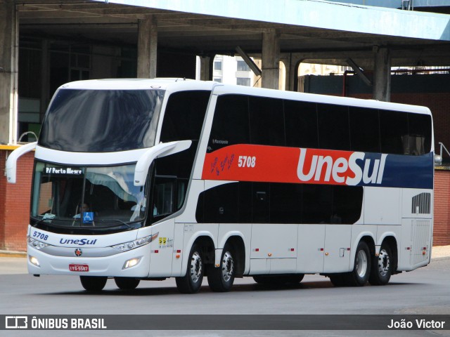 Unesul de Transportes 5708 na cidade de Porto Alegre, Rio Grande do Sul, Brasil, por João Victor. Número da foto: #13150691.