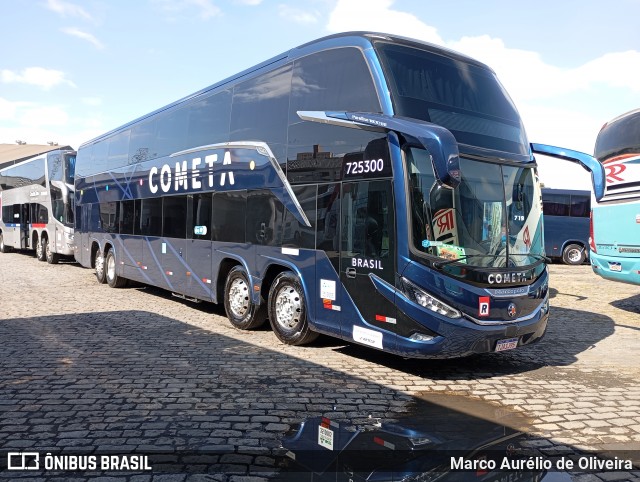 Viação Cometa 725300 na cidade de São Paulo, São Paulo, Brasil, por Marco Aurélio de Oliveira. Número da foto: #13148052.