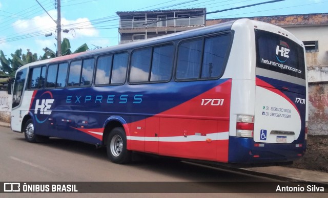 HE Express 1701 na cidade de Santa Bárbara, Minas Gerais, Brasil, por Antonio Silva. Número da foto: #13150677.