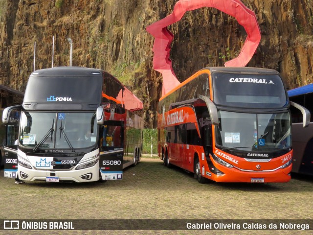Empresa de Ônibus Nossa Senhora da Penha 65080 na cidade de Campinas, São Paulo, Brasil, por Gabriel Oliveira Caldas da Nobrega. Número da foto: #13148616.