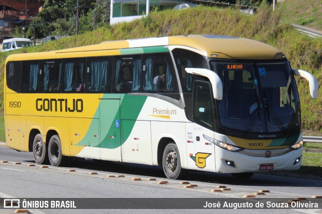 Empresa Gontijo de Transportes 19510 na cidade de Barra do Piraí, Rio de Janeiro, Brasil, por José Augusto de Souza Oliveira. Número da foto: #13149945.