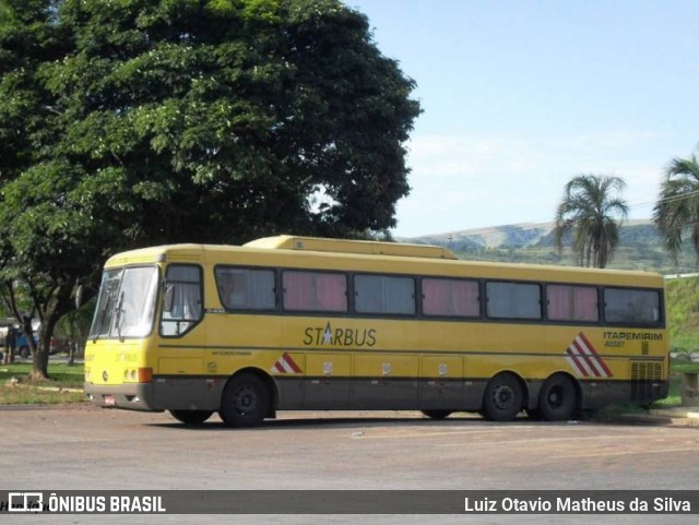 Viação Itapemirim 40387 na cidade de Caetanópolis, Minas Gerais, Brasil, por Luiz Otavio Matheus da Silva. Número da foto: #13149509.