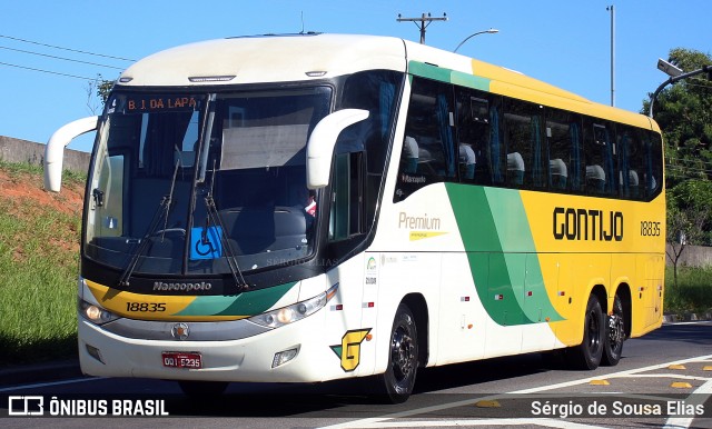 Empresa Gontijo de Transportes 18835 na cidade de Campinas, São Paulo, Brasil, por Sérgio de Sousa Elias. Número da foto: #13149677.
