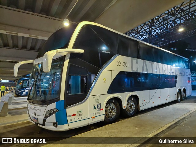 Auto Viação Catarinense 321301 na cidade de Santos, São Paulo, Brasil, por Guilherme Silva. Número da foto: #13148170.