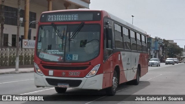 Expresso CampiBus 2387 na cidade de Campinas, São Paulo, Brasil, por João Gabriel P. Soares. Número da foto: #13150479.
