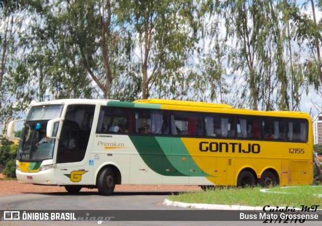 Empresa Gontijo de Transportes 12155 na cidade de Cuiabá, Mato Grosso, Brasil, por Buss Mato Grossense. Número da foto: #13150085.