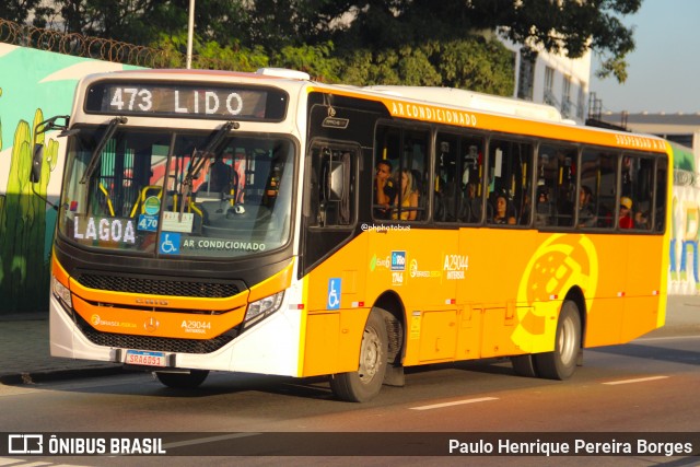 Empresa de Transportes Braso Lisboa A29044 na cidade de Rio de Janeiro, Rio de Janeiro, Brasil, por Paulo Henrique Pereira Borges. Número da foto: #13150671.
