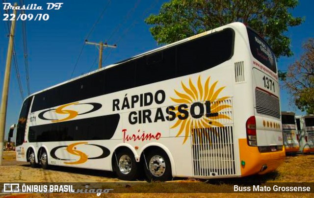Rapido Girassol 1371 na cidade de Brasília, Distrito Federal, Brasil, por Buss Mato Grossense. Número da foto: #13148969.