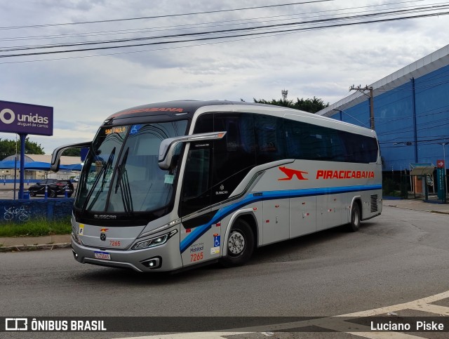 Viação Piracicabana 7265 na cidade de São Paulo, São Paulo, Brasil, por Luciano  Piske. Número da foto: #13149452.