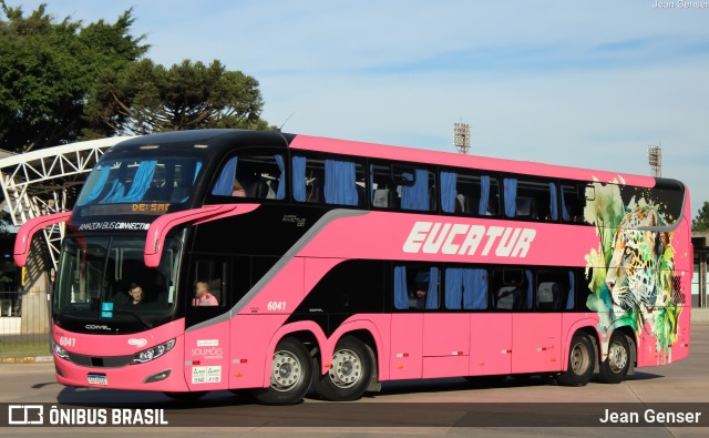Eucatur - Empresa União Cascavel de Transportes e Turismo 6041 na cidade de Curitiba, Paraná, Brasil, por Jean Genser. Número da foto: #13149434.