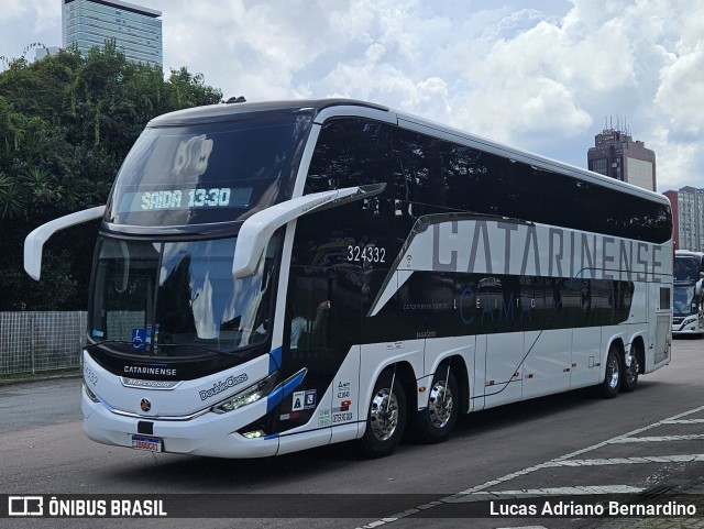 Auto Viação Catarinense 324332 na cidade de Curitiba, Paraná, Brasil, por Lucas Adriano Bernardino. Número da foto: #13148120.