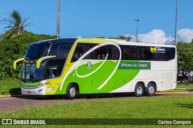 Expresso Princesa dos Campos 6883 na cidade de Cascavel, Paraná, Brasil, por Carlos Campos. Número da foto: #13148166.