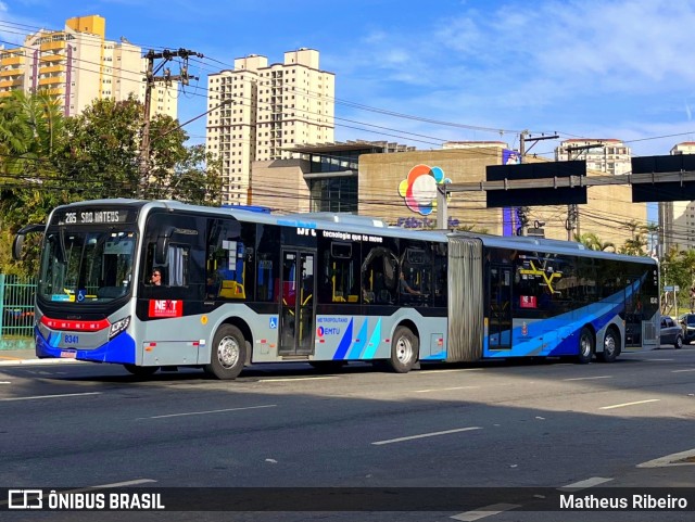 Next Mobilidade - ABC Sistema de Transporte 8341 na cidade de São Bernardo do Campo, São Paulo, Brasil, por Matheus Ribeiro. Número da foto: #13150421.