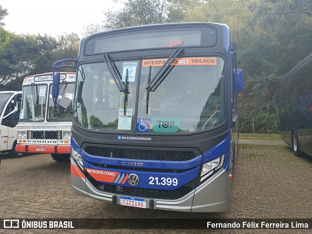 Viação Osasco 21.399 na cidade de Campinas, São Paulo, Brasil, por Fernando Félix Ferreira Lima. Número da foto: #13148302.