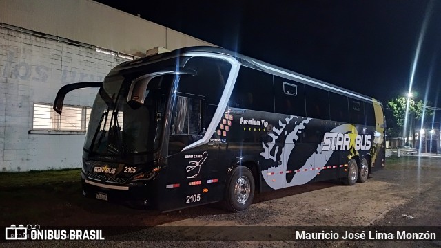 Star Bus 2105 na cidade de Artigas, Uruguai, por Mauricio José Lima Monzón. Número da foto: #13148325.