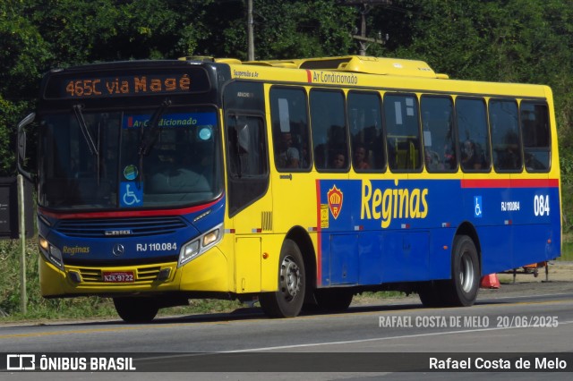 Auto Viação Reginas RJ 110.084 na cidade de Magé, Rio de Janeiro, Brasil, por Rafael Costa de Melo. Número da foto: #13150433.