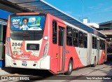 Itajaí Transportes Coletivos 2046 na cidade de Campinas, São Paulo, Brasil, por Tony Maykon Santos. Número da foto: #:id.
