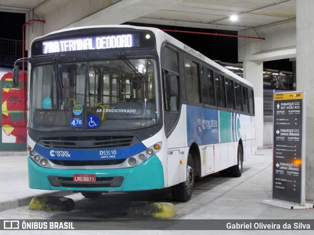 Transportes Campo Grande D53510 na cidade de Rio de Janeiro, Rio de Janeiro, Brasil, por Gabriel Oliveira da Silva. Número da foto: #13153740.