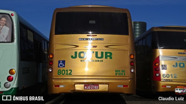 Jotur - Auto Ônibus e Turismo Josefense 8012 na cidade de Florianópolis, Santa Catarina, Brasil, por Claudio Luiz. Número da foto: #13152444.