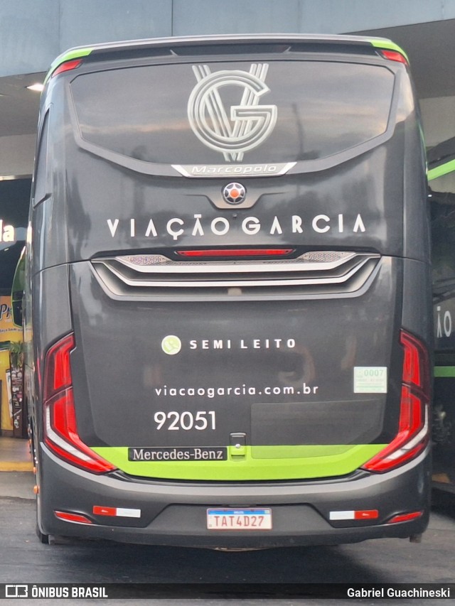 Viação Garcia 92051 na cidade de Imbaú, Paraná, Brasil, por Gabriel Guachineski. Número da foto: #13153634.