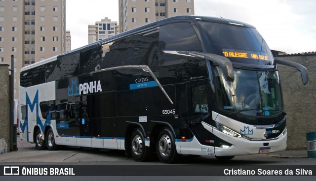 Empresa de Ônibus Nossa Senhora da Penha 65045 na cidade de São Paulo, São Paulo, Brasil, por Cristiano Soares da Silva. Número da foto: #13153859.