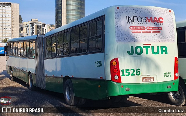 Jotur - Auto Ônibus e Turismo Josefense 1526 na cidade de Florianópolis, Santa Catarina, Brasil, por Claudio Luiz. Número da foto: #13152451.