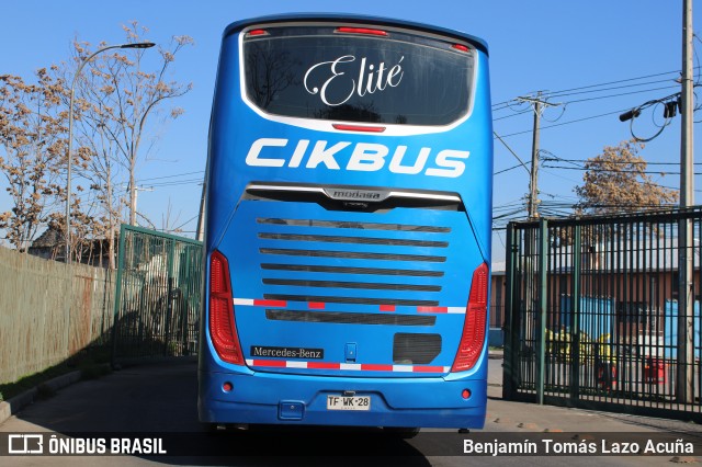 Cikbus TFWK28 na cidade de Estación Central, Santiago, Metropolitana de Santiago, Chile, por Benjamín Tomás Lazo Acuña. Número da foto: #13153901.