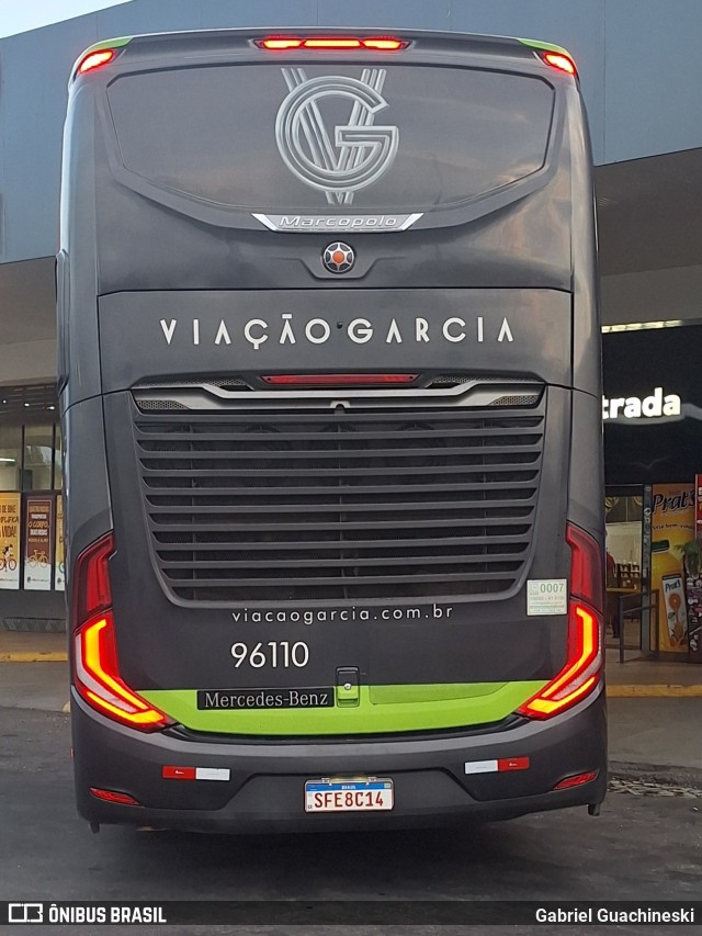 Viação Garcia 96110 na cidade de Imbaú, Paraná, Brasil, por Gabriel Guachineski. Número da foto: #13153681.